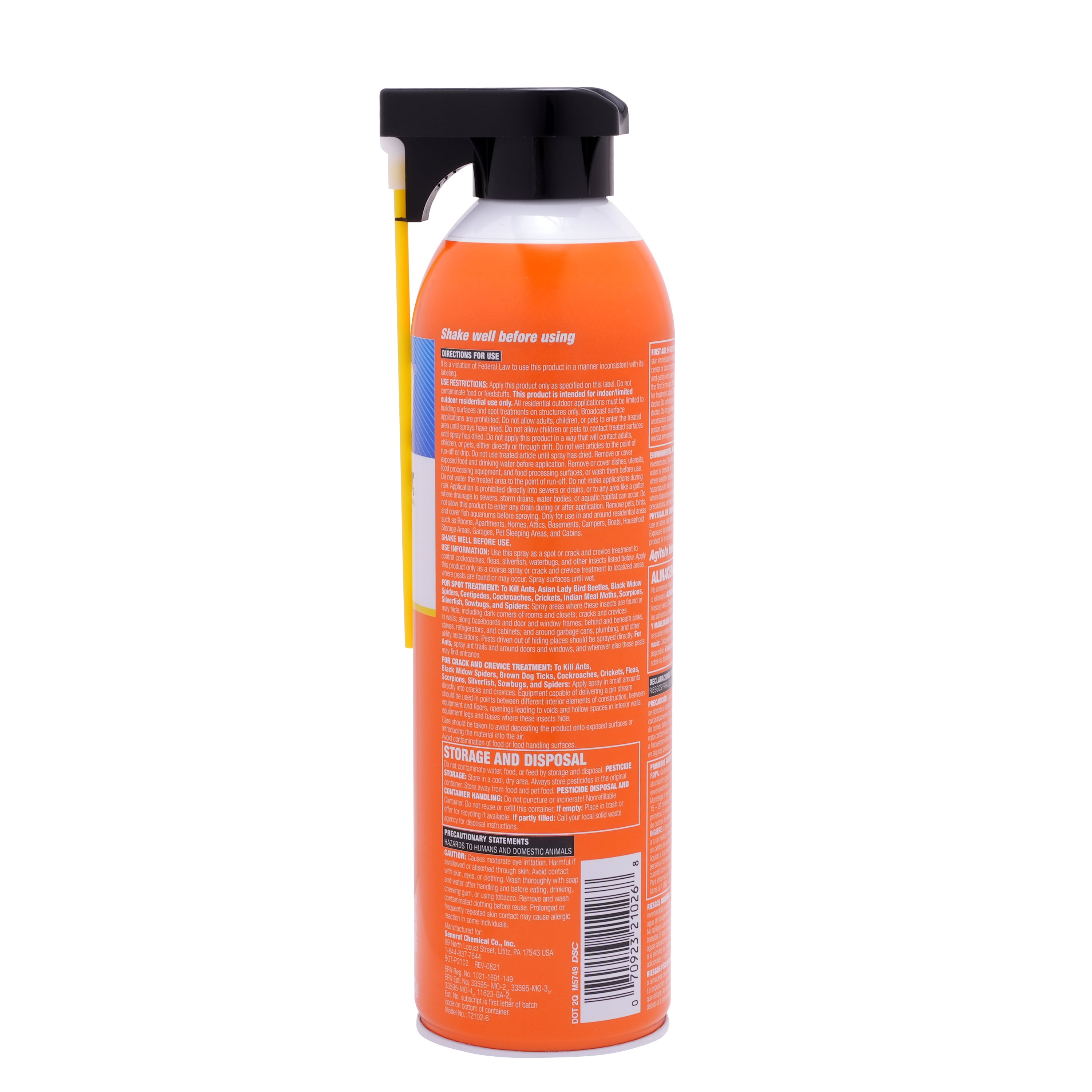 Terro 16 oz. 2-Way Spray Aerosol Spray Scorpion & Spider Killer T2102-6
