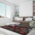 thumbnail image 3 of Printed Rug, Formula One Pit Stop Rugs, Boy Room Rug, Garage Rug, Printed Rug, Soft Rug, Housewarming Gift Rugs, 2.6'x4' - 80x120 cm, 3 of 9