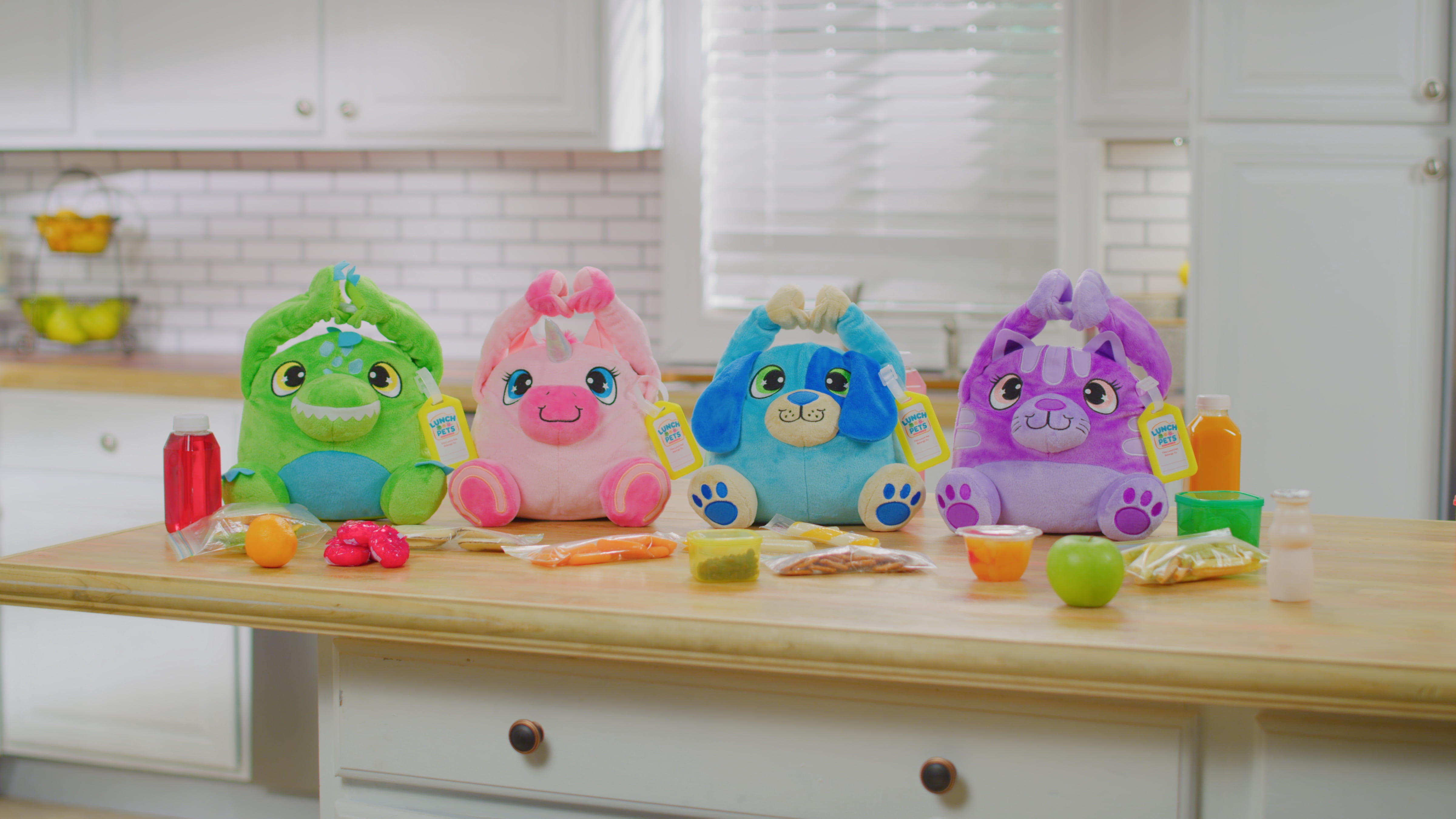 Lunch Pets Insulated Kids Lunch Box – Plush Animal and Lunch Box Combination - Munchosaur
