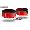 thumbnail image 2 of Skin Wrap Decal Set 2 Pack for Amazon Echo Dot 2 - Fire Red (2nd Generation ONLY - Echo NOT INCLUDED), 2 of 3