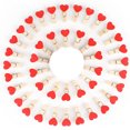 thumbnail image 1 of 100 pinzas de madera (rojas) para fotos, miniclips de fotos de madera de 3,5 cm a para fotos, decoración, pasatiempos creativos, 1 of 3