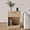 Natural 1 Drawer, variant on GarveeHome Fluted Nightstand with Charging Station, Mid Century Modern Fluted Nightstand, Wooden Night Stand, Wood