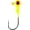 Chartreuse, variant on Strike King Mr. Crappie Jig Heads - 1/32 oz; Refrigerator White