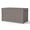 Grey, variant on LEDMOMO Light Brown Plastic Garden Storage Box Durable Weatherproof Outdoor
