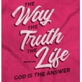 thumbnail image 2 of Way Truth and Life Christian Faith Youth Hoodie Boy Girl Teen Brisco Brands S, 2 of 6
