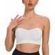 thumbnail image 1 of Sujetador bandeau sin tirantes y sin aros para mujer, sujetador tipo bralette con relleno, sujetador de tubo sin costuras con tirantes transparentes, 1 of 5