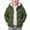 Army Green, variant on Boys Cold Weather Jackets & Coats Puffer Jacket Sherpa Lined Hooded Coat Quilted Outerwear Zip up Thick Padded Fall Clothes Size 4-5