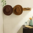 thumbnail image 3 of Shoreew 2/4Pcs Cowboy Hat Holder Hat Hangers Semi-Circular Design Wall Mount Cowboy Hat Rack Western Hat Display Holder, 3 of 6