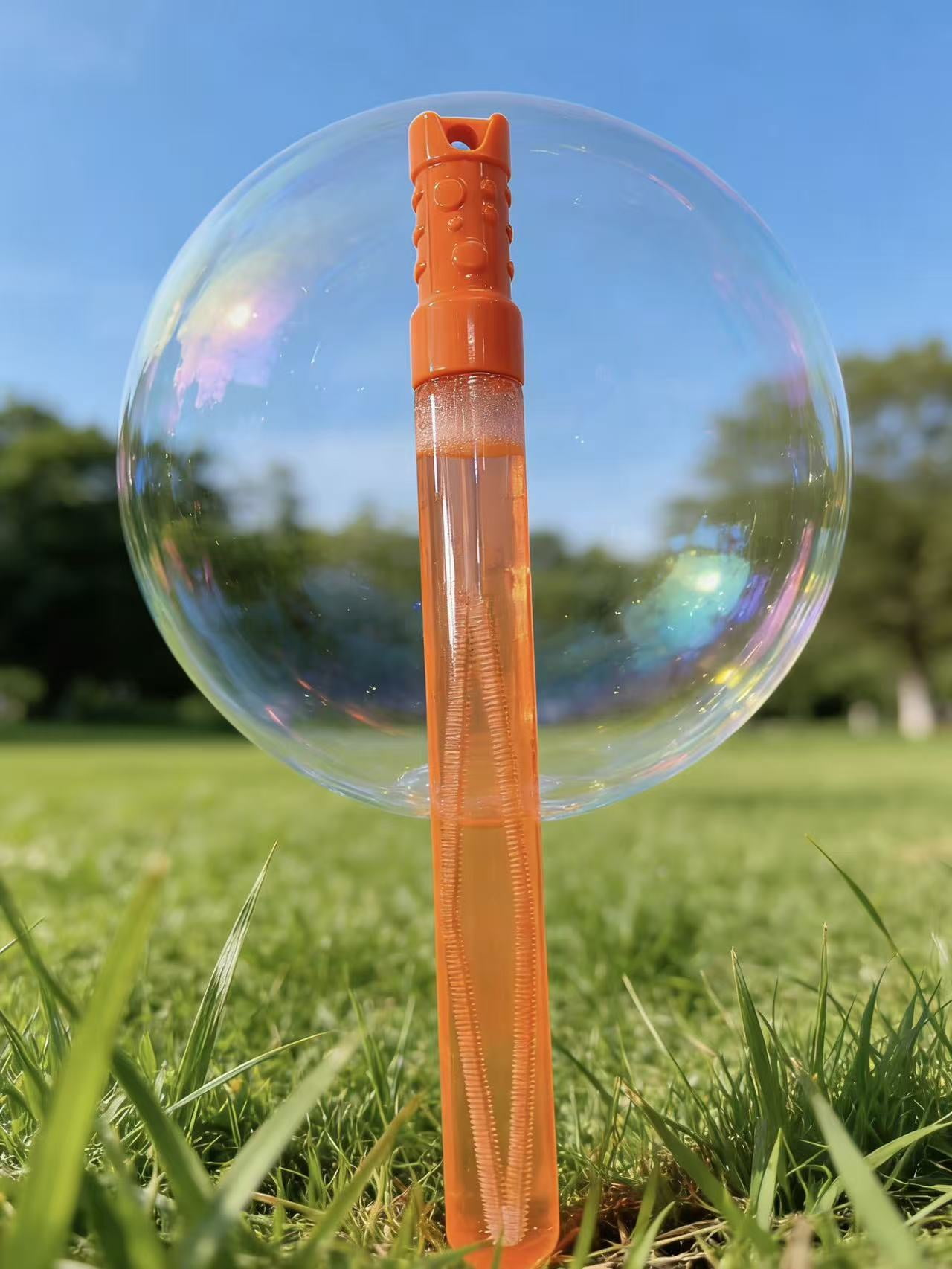 Play Day 1 Pc 5 Floz Orange Bubble Wand 148ml