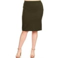 thumbnail image 5 of Women's Cotton Olive Green Pencil Skirt, 5 of 6