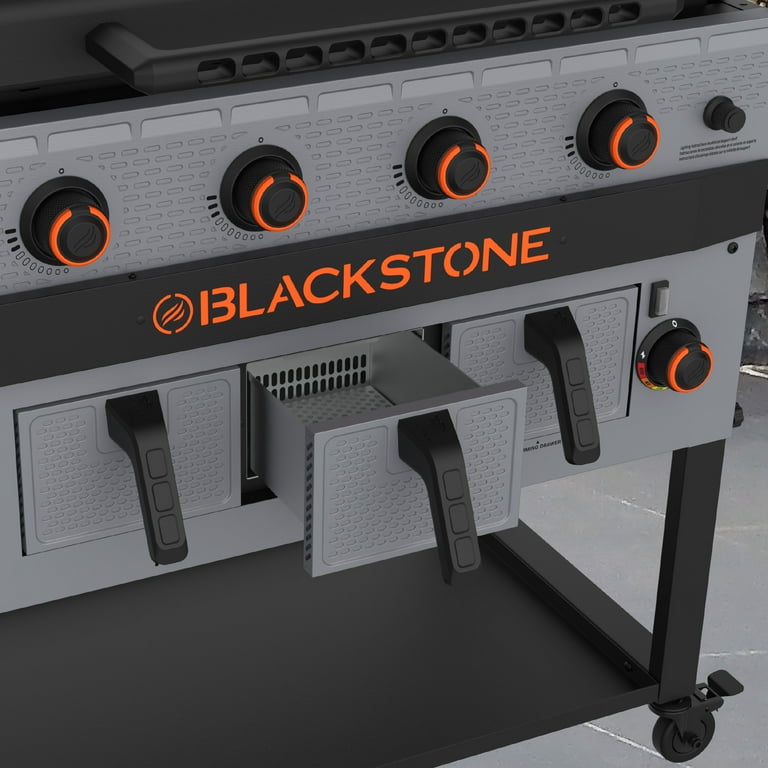 Blackstone Bronco Outdoor Combo Griddle with Air Fryer, 4-Burner