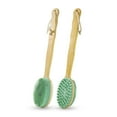 thumbnail image 3 of Washranp Silicone Back Scrubber,Long Handle Dual-Sided Shower Brush Wet or Dry Exfoliating Skin and Soft Bristles, 3 of 7
