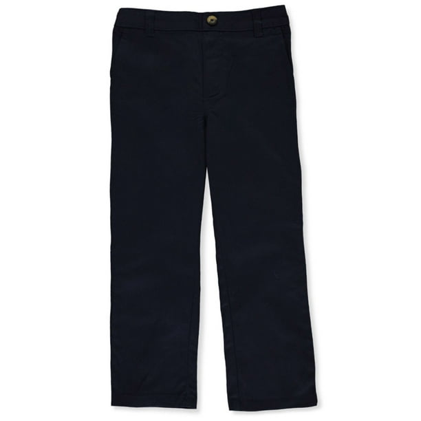French Toast Girls' Straight Leg PullOn Uniform Pants navy, 4t