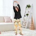thumbnail image 6 of Dailycode Women's Pajama Pants Wide Leg Lounge Pj Bottoms With Pockets Clouds with Textures, 6 of 7