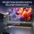 thumbnail image 2 of Black Wireless And Wired Home Projector With Built-In Wifi Hd 1080P Support Compact For Indoor Entertainment, 2 of 5