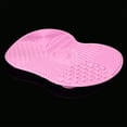 thumbnail image 2 of Silicone Makeup Brush Cleaner Pad Washing Scrubber Board Cleaning Mat Hand Tool,Pink Makeup Brush, 2 of 5
