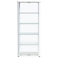 thumbnail image 5 of Aero 5-shelf Display Curio Cabinet with LED Lighting White, 5 of 14