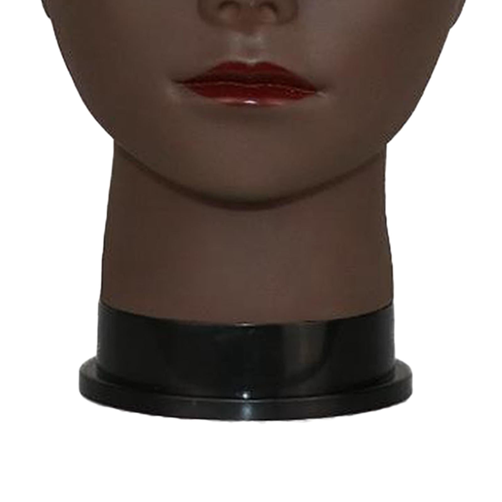 Female head model mannequin doll display Black Makeup