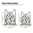 thumbnail image 4 of Kdxio French Bulldog3 Print Drawstring Backpack Bag,Waterproof Draw String Back Sack, Gym Drawstring Bags Swim Bag For Unisex, 4 of 9