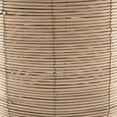 thumbnail image 3 of 27" Natural Rattan Table Lamp With White Drum Shade, 3 of 9