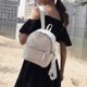 thumbnail image 4 of Mochila pequeña DE LINO DE PAJA Retro con cremallera para mujer Ehuebsd bolso escolar de viaje de hombro, 4 of 6