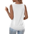 thumbnail image 4 of a.Jesdani Summer Womens Plus Size Tank Tops V Neck Casual Flowy Sleeveless Shirts Blouse m-4x, 4 of 5
