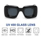 thumbnail image 3 of Gafas de sol inflables inflables de la tendencia de la moda gafas de sol cuadradas del tiroteo de la calle, hechas de PC, 3 of 5