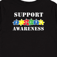 thumbnail image 4 of Inktastic Support Autism Awareness Boys or Girls Long Sleeve Toddler T-Shirt, 4 of 5