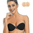 thumbnail image 1 of Adhesive Bra Strapless Sticky Silicone Bra Push Up Invisible Reusable Backless Bra For Women R, 1 of 5