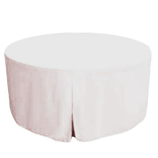 48 Inch Round Polyester Foldable Table, Tablecloth For 48 Inch Round Table