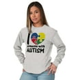 thumbnail image 4 of I Love Someone with Autism Puzzle Long Sleeve TShirt Men Women Brisco Brands L, 4 of 6