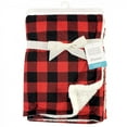 thumbnail image 2 of Hudson Baby Infant Plush Blanket with Faux Shearling Back, Buffalo Plaid, One Size, 2 of 2