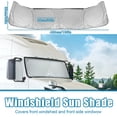 thumbnail image 2 of Unique Bargains Semi-Truck Sunshade for Windshield and Side Window Full Covered, 2 of 7