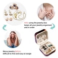 thumbnail image 4 of Firefly Travel Portable Square Earring Organizer with Necklace Holder - Jewelry Box, Display Case - Store Rings, Earrings, Necklaces, Bracelets - Suitable for Girls and Women, 4 of 6