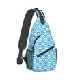 thumbnail image 2 of ZICANCN Crossbody Sling Bags for Women Men,Blue White Cloud Casual Shoulder Backpacks for Hiking Daypacks, 2 of 9