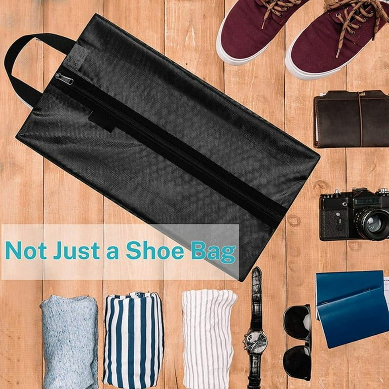 Organic Cotton Shoes Storage Bags - Convenient Shoe Bags for Travel &  Storage - Dust Proof Sneaker Bags - Easy to Pack, Convenient to Carry &  Foldable