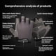 thumbnail image 5 of Eigraketly 1 par de guantes de ciclismo de Gel de silicona antideslizantes de medio dedo guantes antisudor para montar en bicicleta Road Mountain Bike Type3 NO3 Eigraketly OD2501-01B, 5 of 6