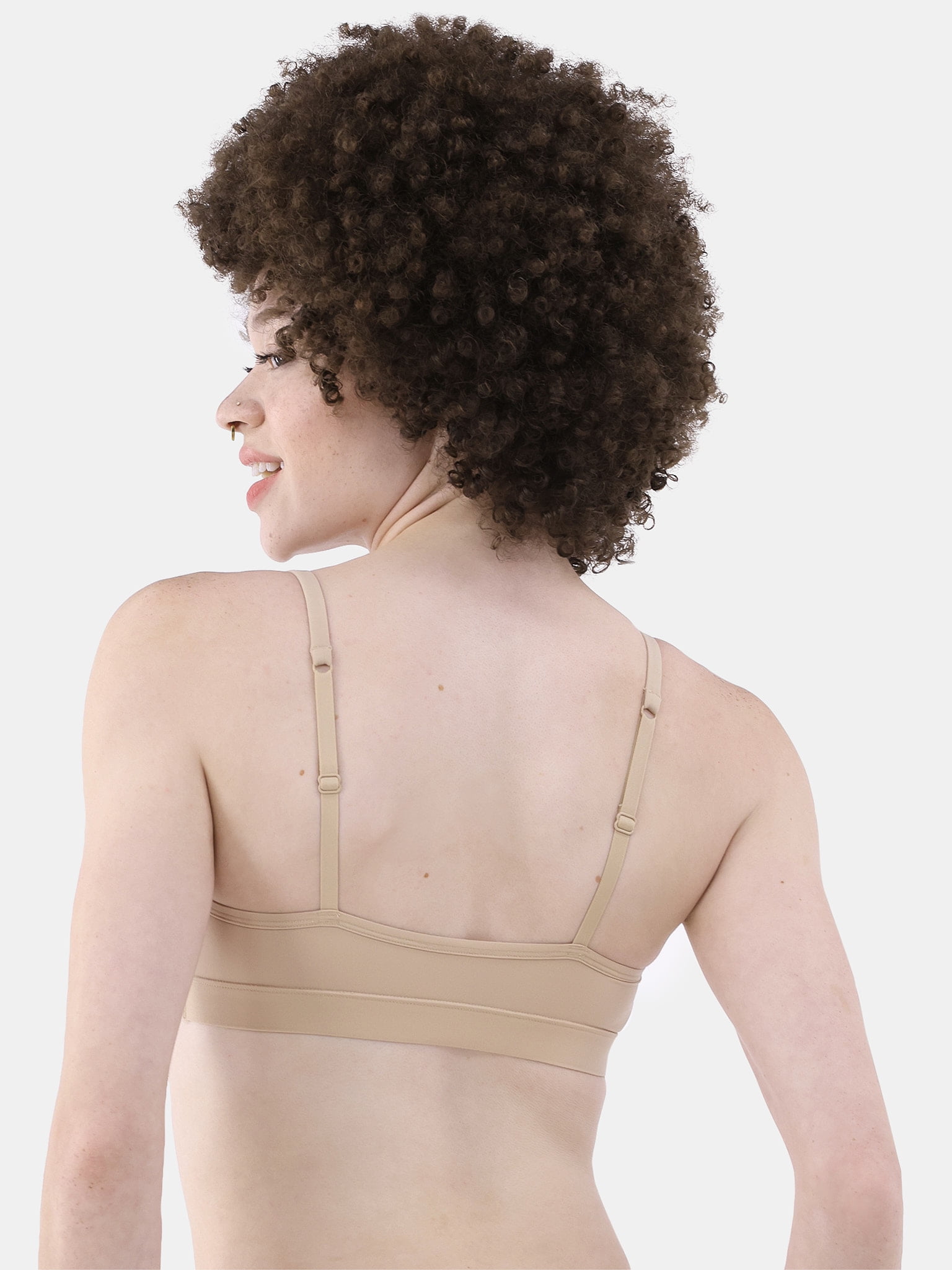No Boundaries Fit Stretch Scoop Bralette, Women's XS-3XL