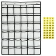 thumbnail image 1 of SHISUYAN Classroom Phone Holder Classroom Cellphone Organizer Wall Phone Pocket Chart for Classroom, 1 of 8