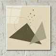 thumbnail image 4 of Epic Art 'Geometric Shapes-Meteor Shower In The Mountains Green' by Sabrina Balbuena, Acrylic Glass Wall Art, 12"x12", 4 of 8