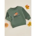 thumbnail image 2 of Bagilaanoe Baby Girl Boy Halloween Sweatshirt for Infant Long Sleeve Pumpkin Embroidery Pullover 6M 12M 18M 24M 3T Toddler Fall Loose Tee Tops, 2 of 7