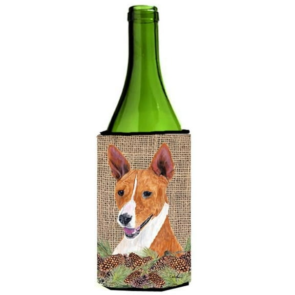 Basenji Wine bottle sleeve Hugger - 24 oz.