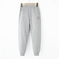 thumbnail image 2 of Baby and Toddler Boys Jogger Pants Solid Color Exercise Pants Soft Breathable Clearance Kids Baggy Joggers Pants,Grey,5-6 Years, 2 of 7