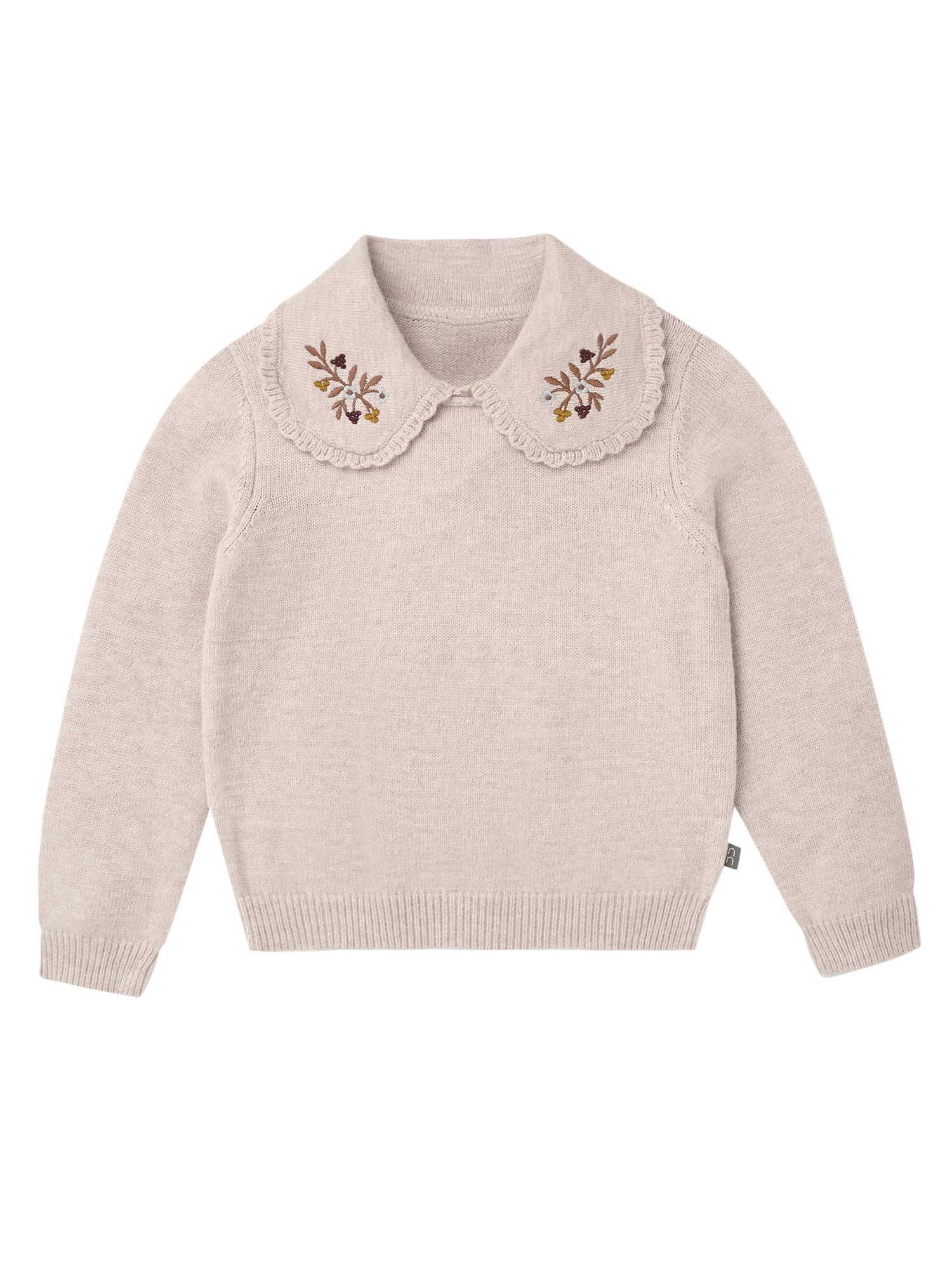 Modern Moments by Gerber Sweater with Embroidered Collar, Sizes 12 Months - 5T