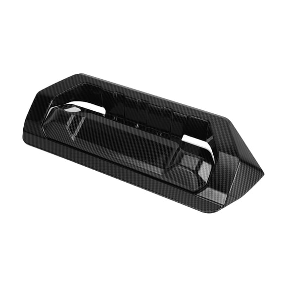 Unique Bargains 1 Set Rear Tailgate Handle Frame Bezel Cover Trims Kit for Toyota Tundra 2022-2024 Tailgate Handle Cover Exterior Trim Carbon Fiber Pattern ABS Black