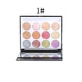 thumbnail image 1 of Professional 12 Colors Waterproof Matte Eye Make Up Highlighter Palette Tools, 1 of 2