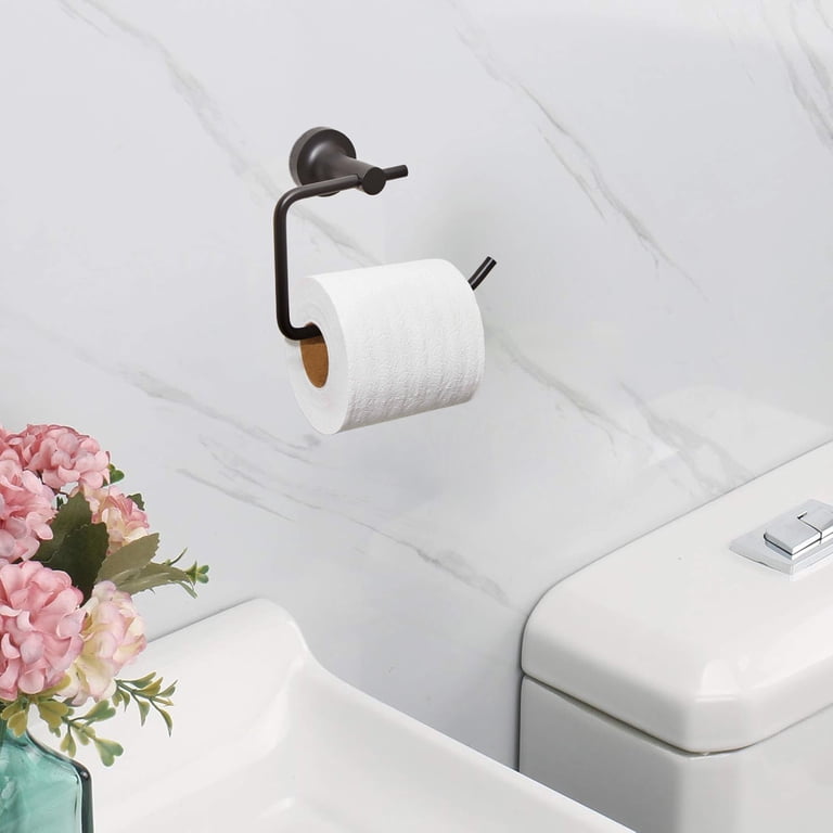 Clean Modern Toilet Paper Holder, Matte Black photo 8