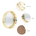 thumbnail image 2 of 1Pc Glass Mirror Plate Cosmetics Storage Tray Iron Jewelry Plate Display Holder, 2 of 8