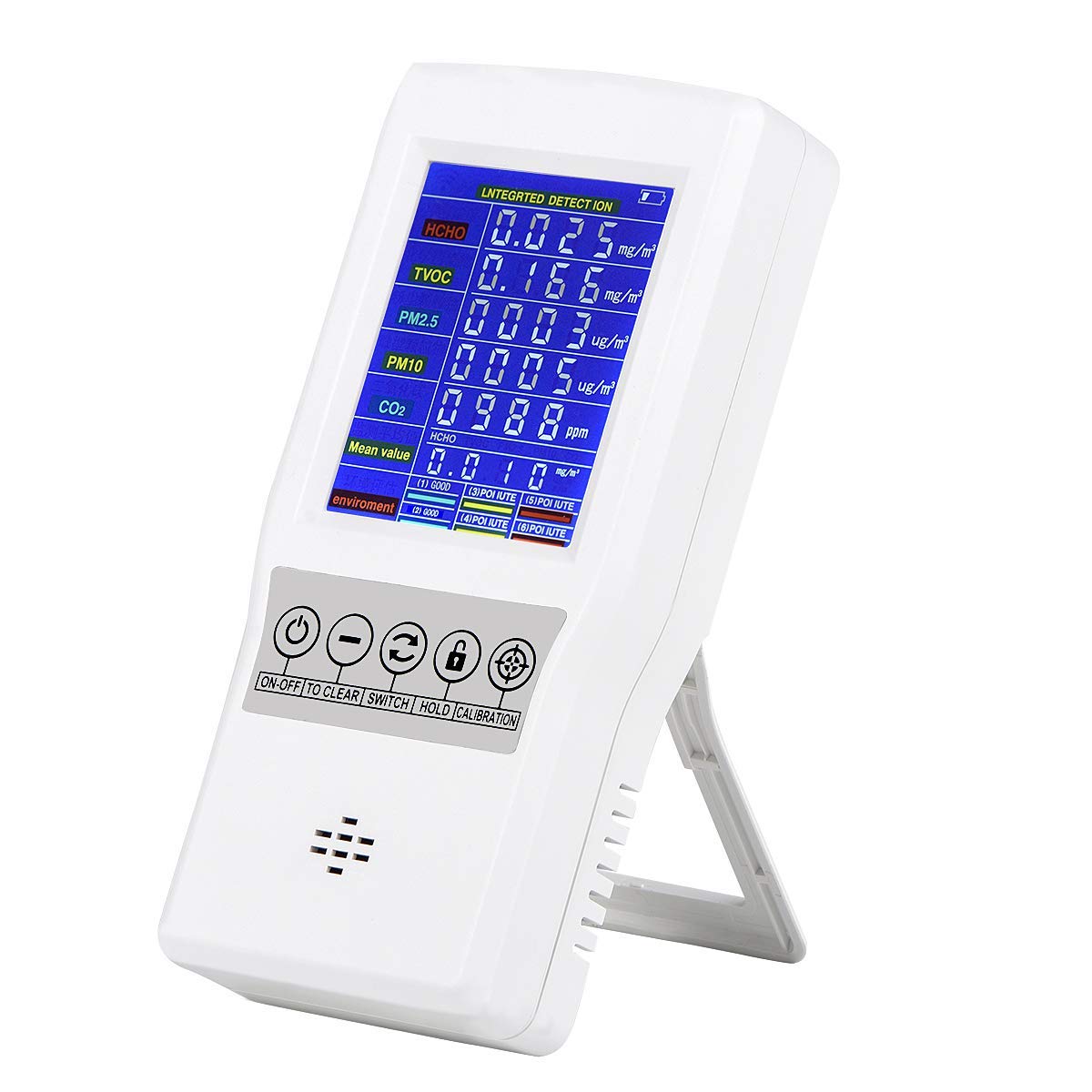 Quality Monitor Quality Tester for CO2 Formaldehyde TVOC PM2.5/PM10