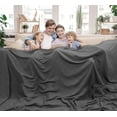 thumbnail image 4 of Manta Utopia para ropa de cama gris ahumado, 100% algodón, 350 g/m², 300 x 300 cm, 4 of 7
